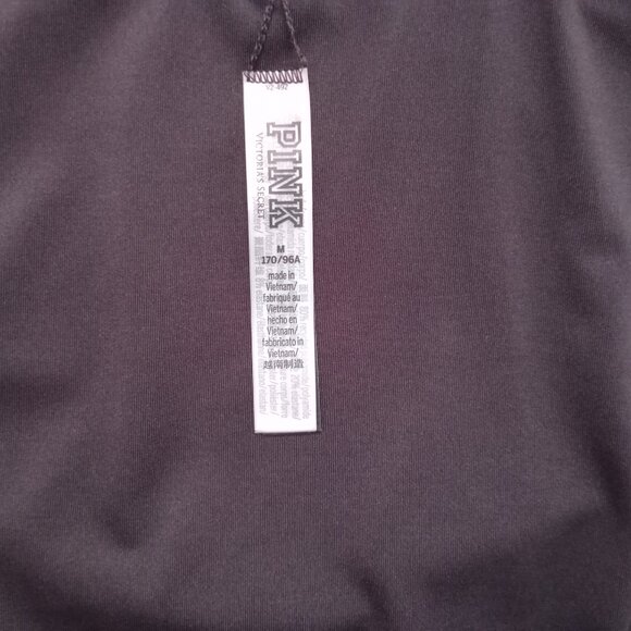 PINK Victoria's Secret NWT Black One Piece Swimsuit Size M 170/96A 145349-QB4 - Picture 2 of 3